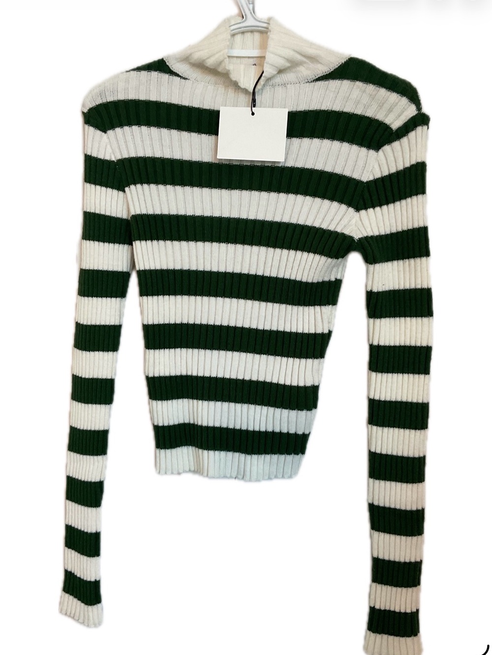 ***Active USA** Women's Super Soft & Stretchy High Necked Ribbed Top.